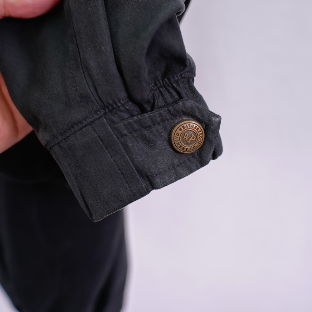 Weatherproof -Medium-Black Suede Lined Collared F… - image 5